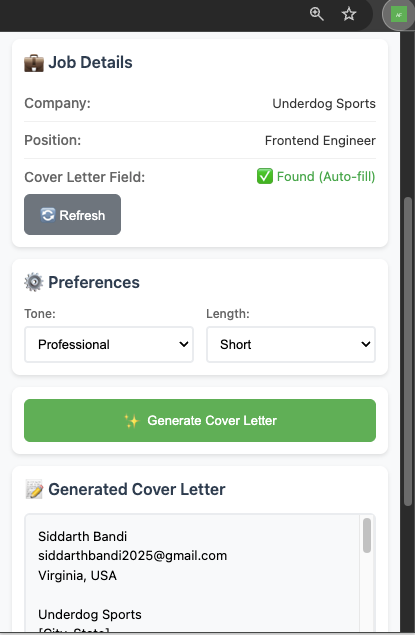 AI Chrome Application Assistant