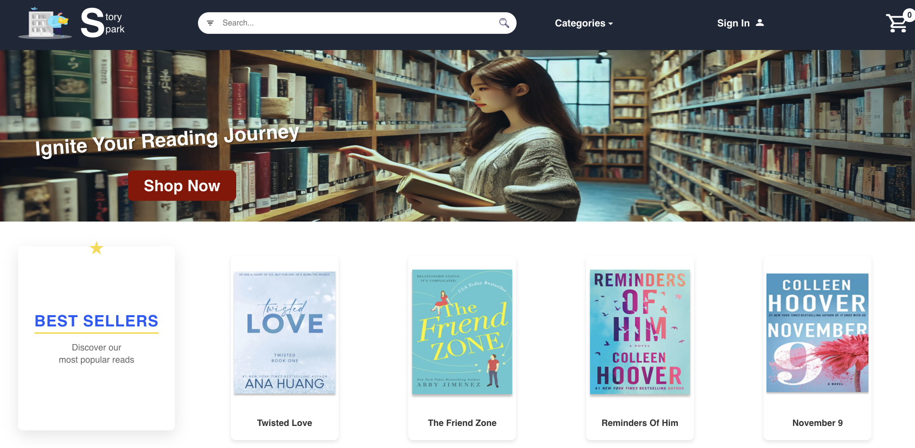 Bookstore React Full Stack