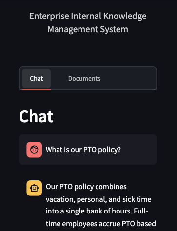 Enterprise ChatDoc - Internal Knowledge Management System